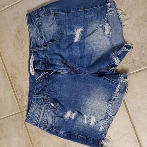 Women's denim shorts